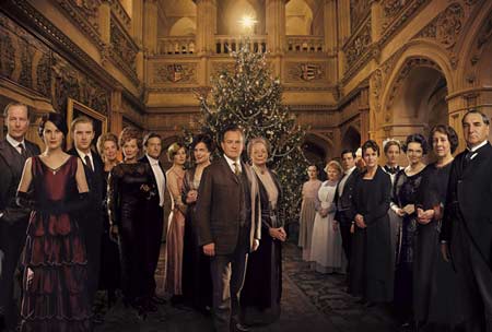Il poster di uno degli episodi natalizi di Downton Abbey, quello della Seconda stagione!