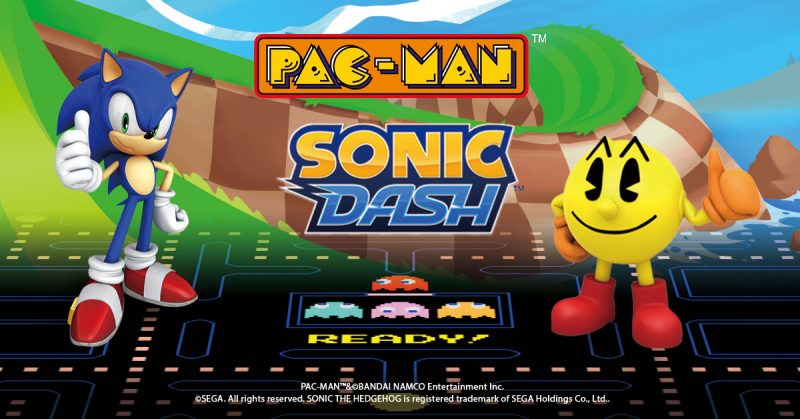 Pac-Man e Sonic Dash