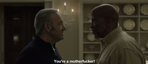 Underwood e Freddy in House of Cards