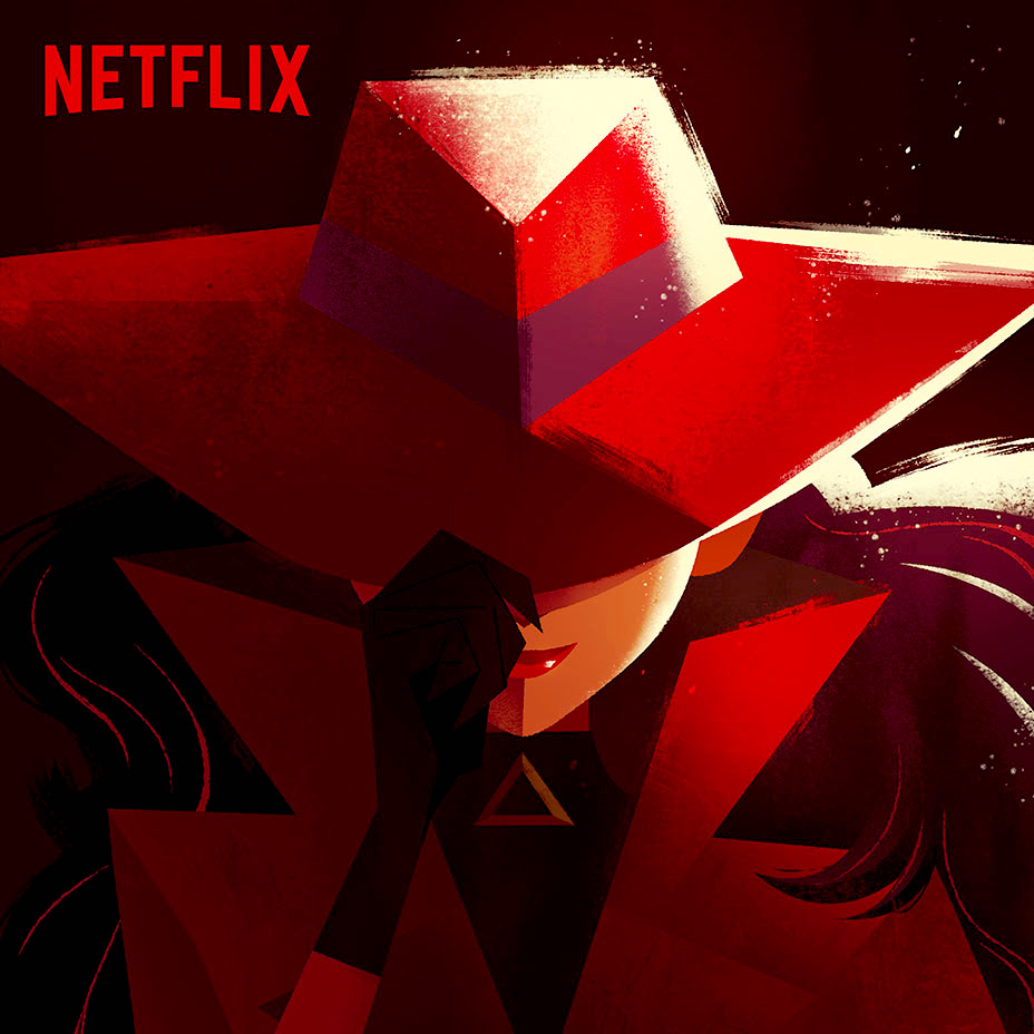 Carmen Sandiego poster ufficiale Netflix