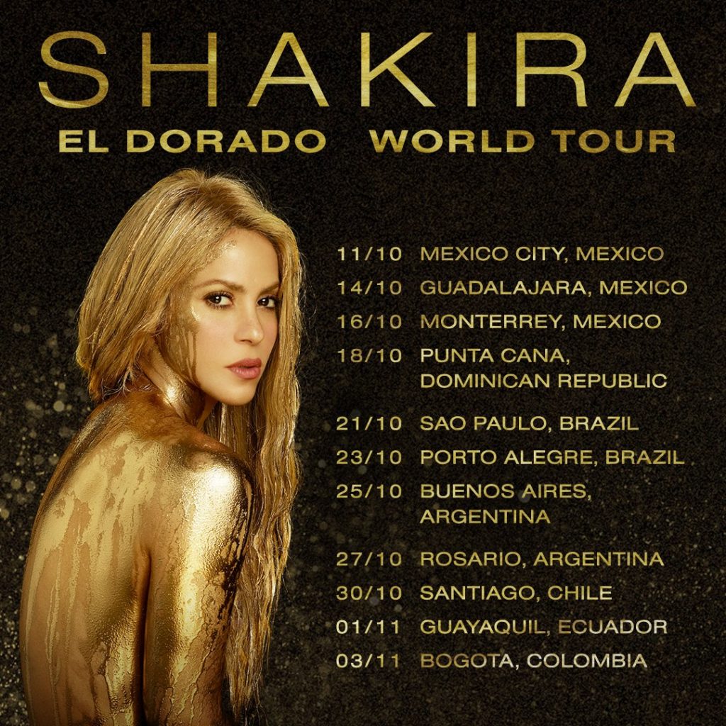 Shakira: Il suo ritorno in Messico dopo sette anni, con ‘El Dorado’