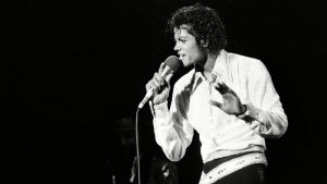 Michael Jackson durante il leggendario Victory Tour