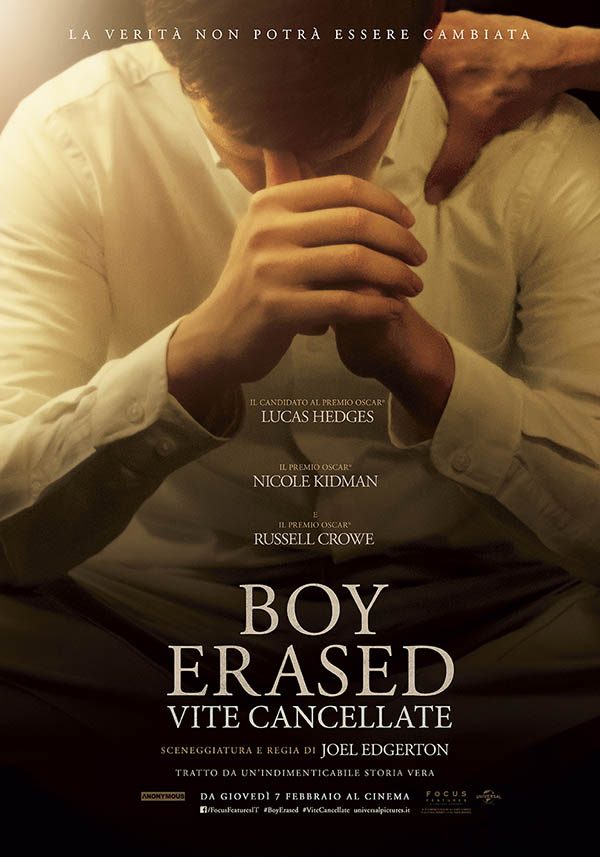 Il poster di Boy Erased