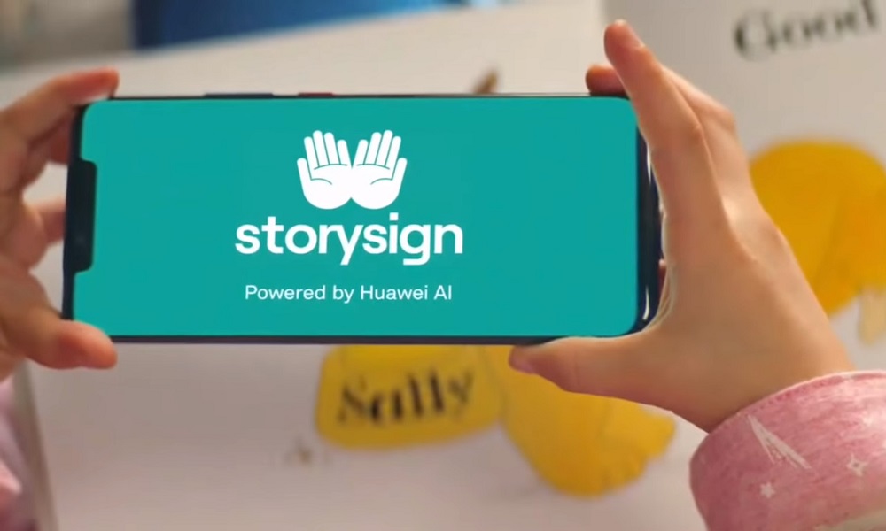 storysign app huawei bambini sordi