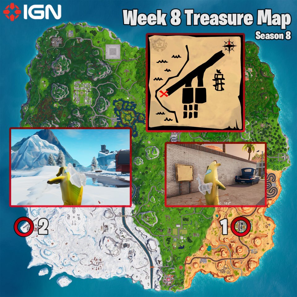 sfide della settimana 8 mappa
