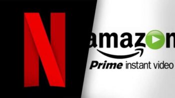 Loghi di Netflix e Amazon Prime