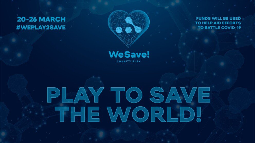 Locandina del WeSave! Charity Play, torneo online di Dota 2