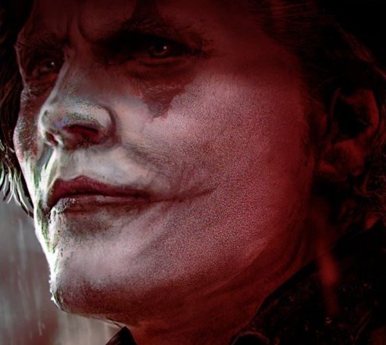 Johnny Depp è il Joker del Batman di Robert Pattinson in DC Fan Art + johnney depp