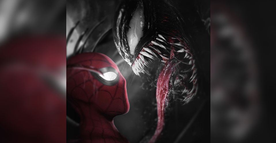 La Fan Art di Spider-Man 3 mostra Venom che incombe su Spider-Man + spider man + venom