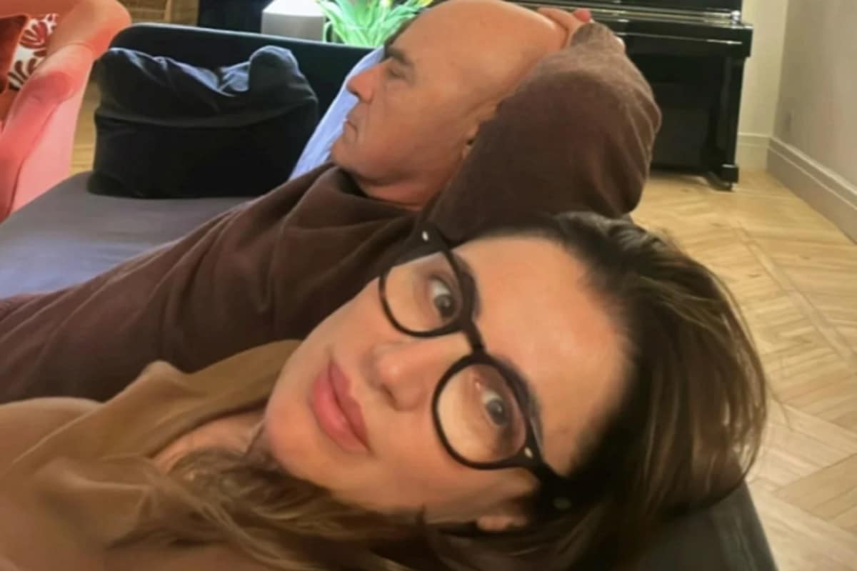 Luisa Ranieri Luca Zingaretti look casual casa